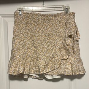 Yellow Ruffle Skirt